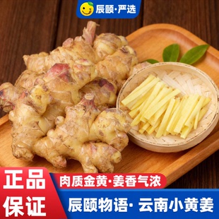 辰颐物语云南高山小黄姜2斤生姜月子药嫩姜坏果理赔产地直发包邮