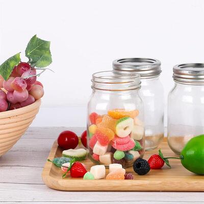 624869Wholesale 473l glass bottles fo r food gradmeca ndysto