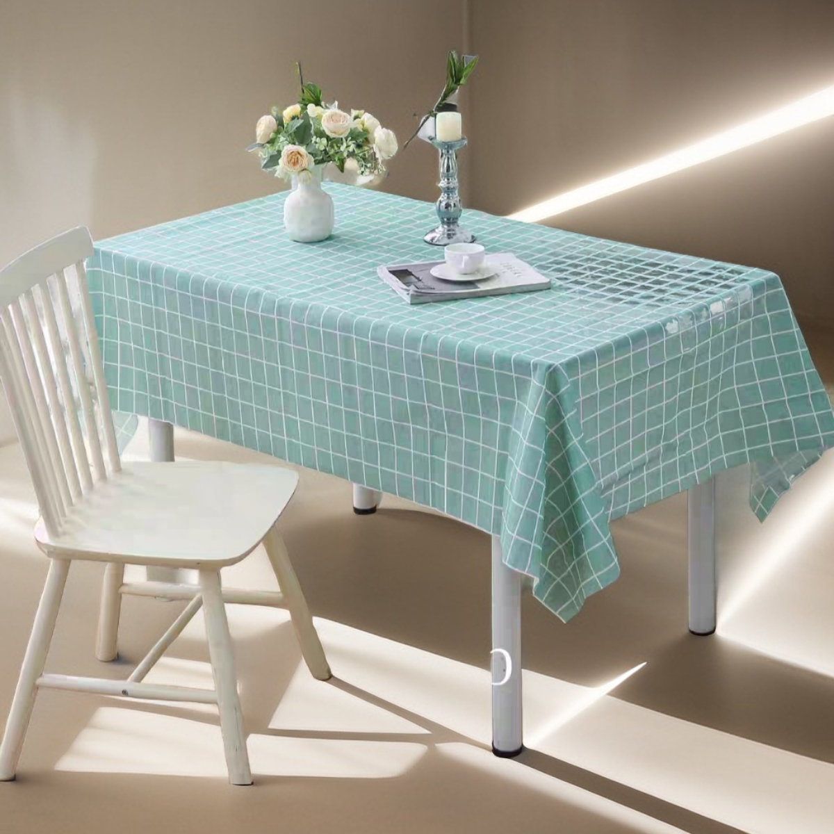 餐桌垫桌布免洗防水防油轻奢高级感家用客厅台布茶几餐桌布学生书