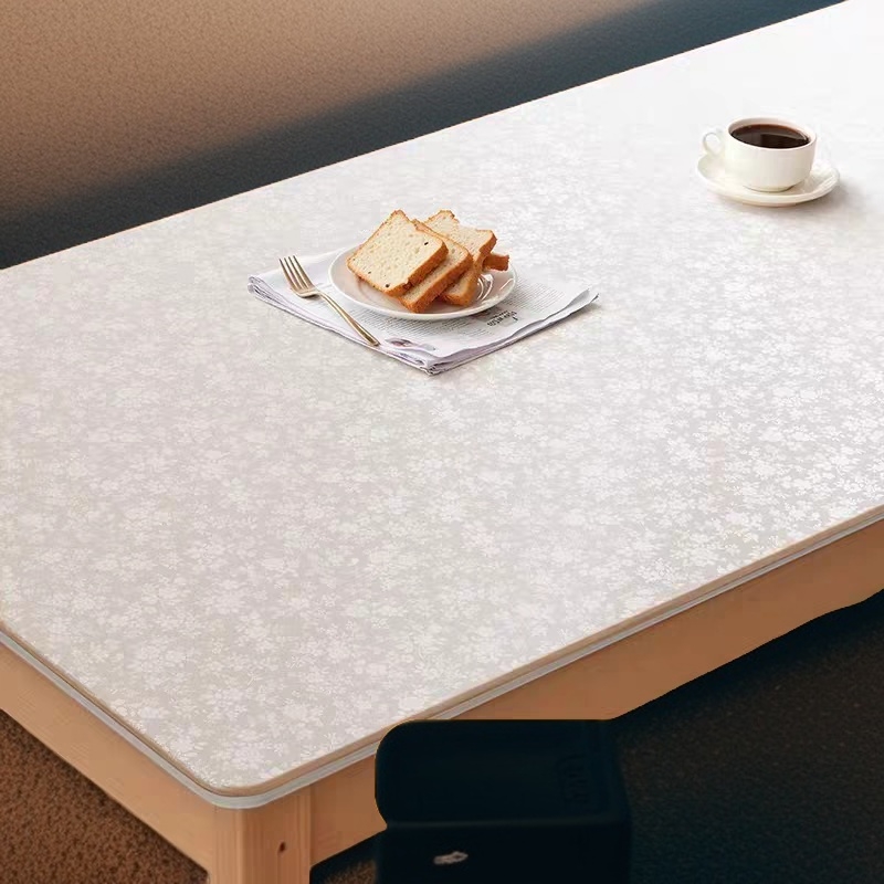 桌布轻奢高级感现代简约风免洗防水桌垫酒店餐长方形台面保护垫