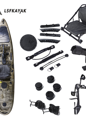 3.96米脚踏船材质:HDPE载重:200kg 3960x843x399 GW: 57NW: 47