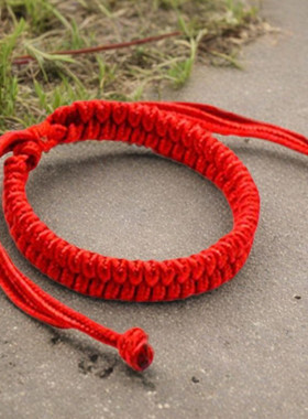 10个特惠手工编织红手链