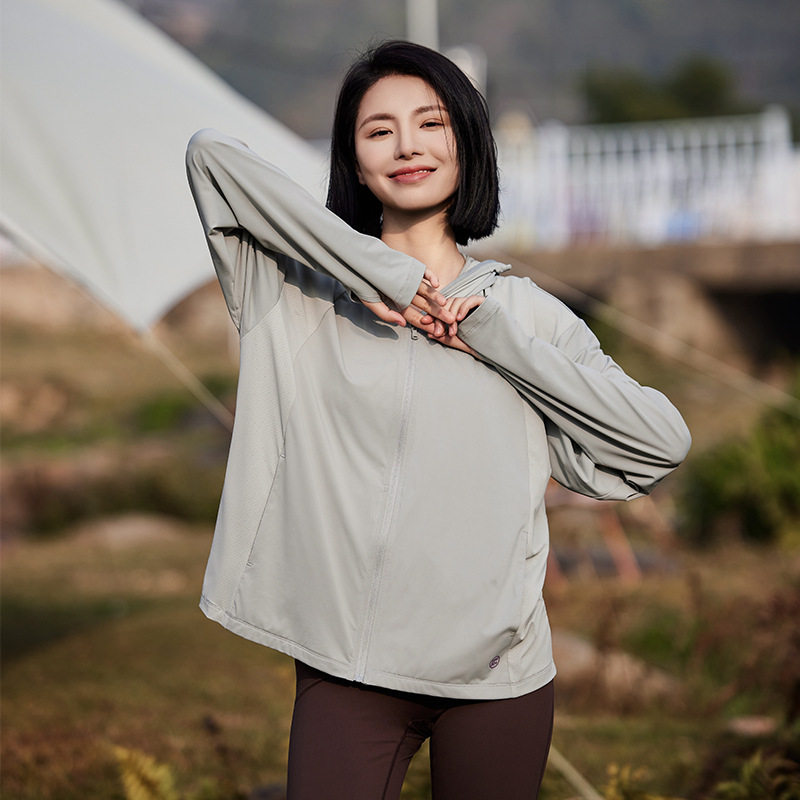 UPF50+防晒衣女轻盈透气速干防晒服男户外运动登山防紫外线骑行服