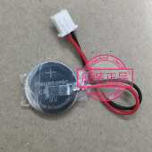 汇川PLC电池 3V锂电池 带插头 汇川H2U 原装 电池 带线 进口 CPU