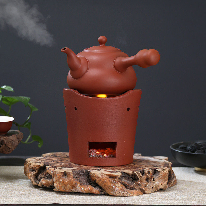 炭炉红泥小火炉煮茶壶围炉烧水壶图片