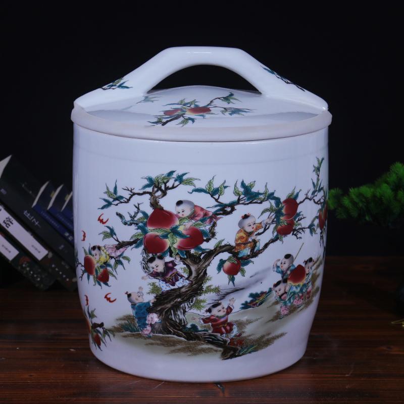 陶瓷米缸家用20斤30斤米桶腌肉缸