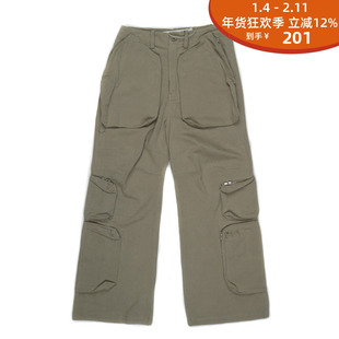 CELL AGING 四口袋工装阔腿裤 百搭潮流