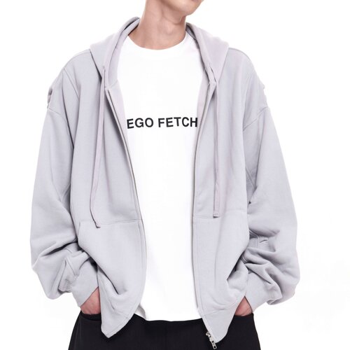 EGOFETCHZIP纯色拉连帽衫