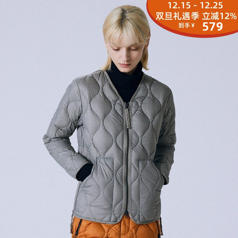 拉链日系休闲羽绒夹克TAION