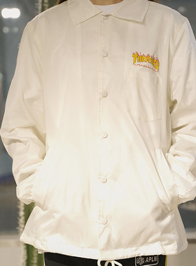 FLAMEJACKET口袋火焰教练夹克