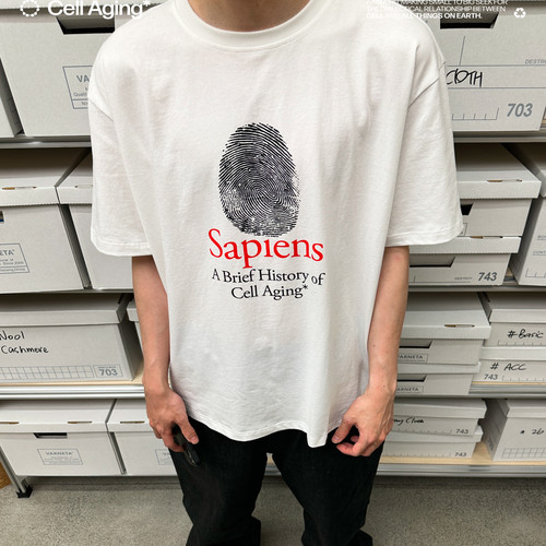 CELLAGING人类简史印花短袖T恤