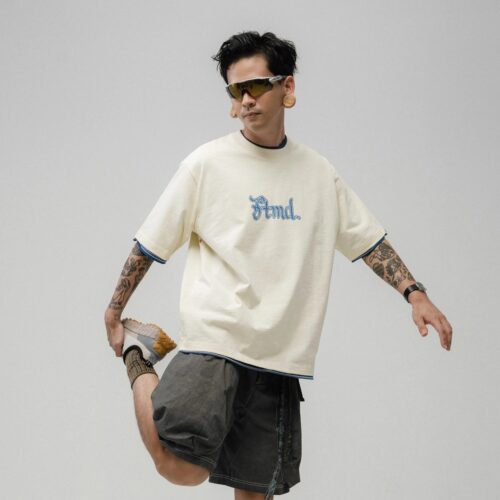 FUTUREMADE三色FTMD竹节棉短袖