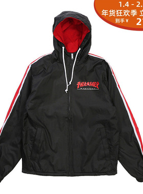 现货 潮玩艺 THRASHER GODZILLA TRACK JACKET 美式LOGO校服夹克
