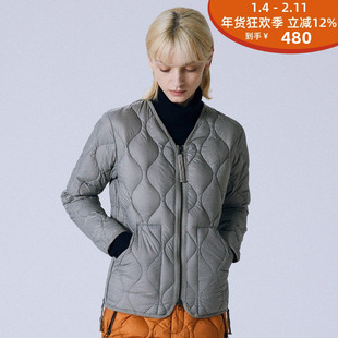 TAION 25AW MILITARY拉链羽绒夹克 经典内搭长袖 两侧拉链