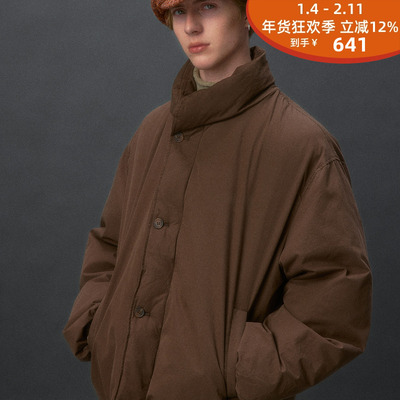 化学制品中古感保暖棉夹克