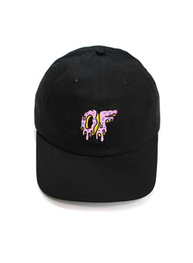 ODDFUTURE迷化粉黄OF字母帽