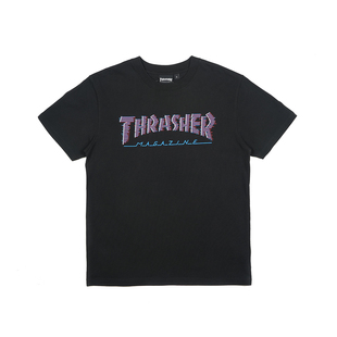 THRASHER  速度线LOGO短袖T恤 SPEED LINES S/S T-SHIRT