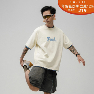 FUTUREMADE STUDIO 25SS FTMD竹节棉短袖FTMD. Slub Cotton Tee