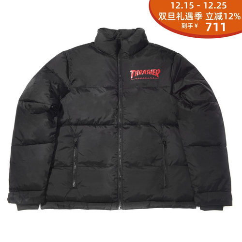 thrasher棉服立领保暖外套