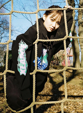 FR2 X XLARGE 联名印花帽衫 HOODIE 连帽卫衣