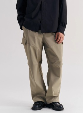 BOHRHOO 梭织绒底防风裤加绒工装裤 VELVET WINDPROOF PANTS 25SS