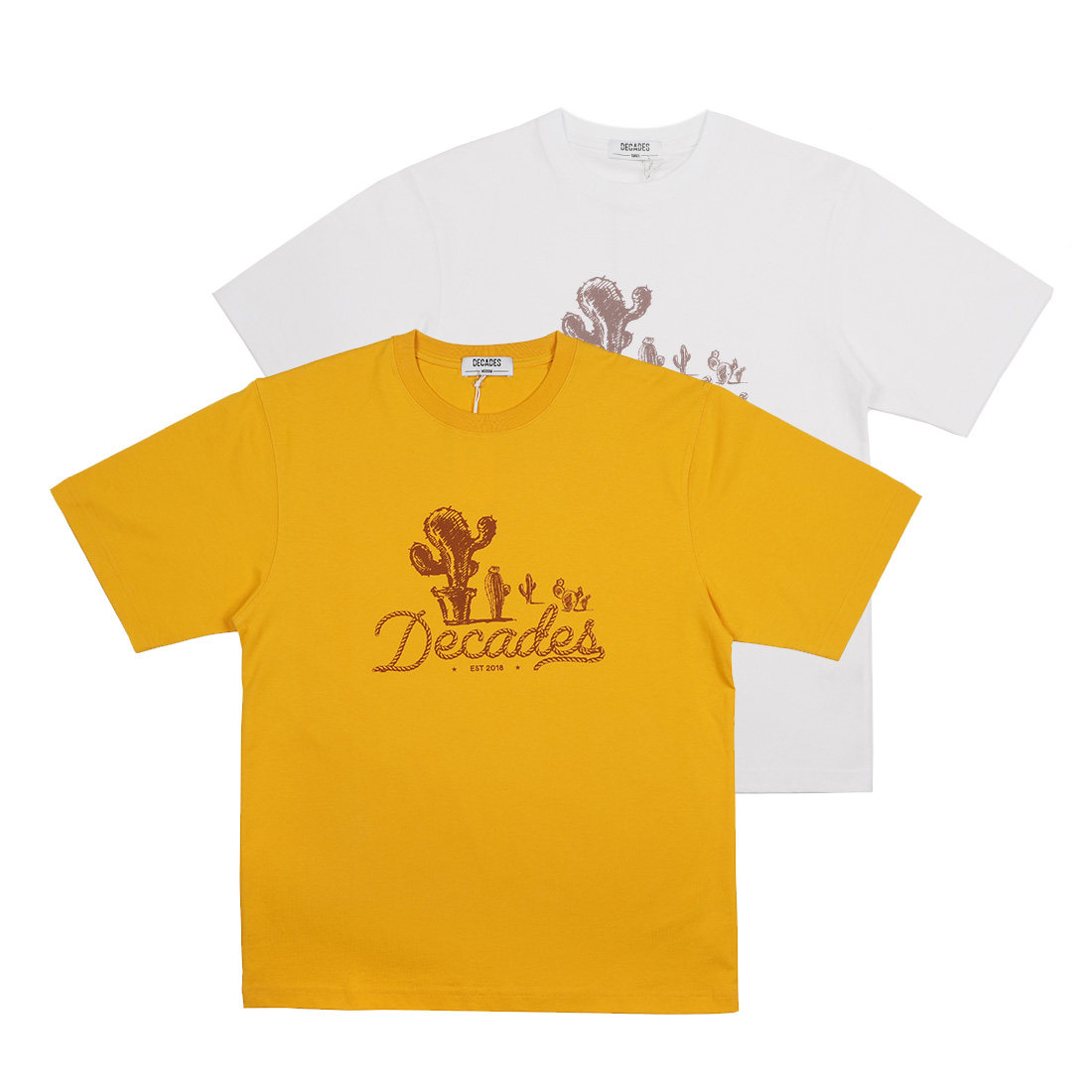 DECADES 25AW 仙人掌绳索LOGO短袖 CACTUS ROPE LOGO T-SHIRT