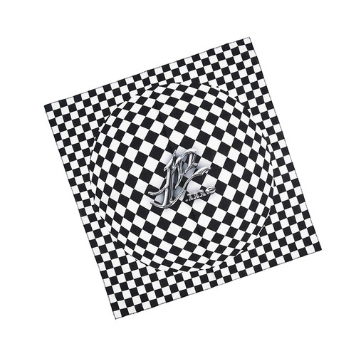 现货潮玩艺休闲立体赛博格纹丝巾