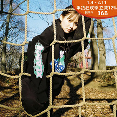 FR2 X XLARGE 联名印花帽衫 HOODIE 连帽卫衣