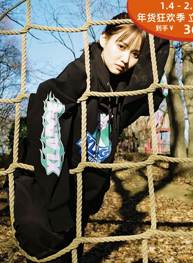 FR2 X XLARGE 联名印花帽衫 HOODIE 连帽卫衣