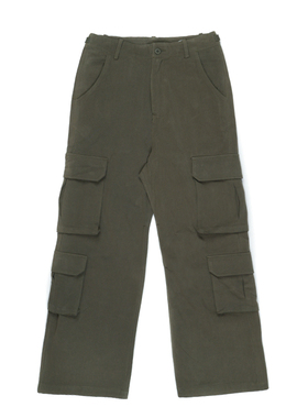 CELL AGING 四袋工装阔腿裤 百搭休闲直筒长裤