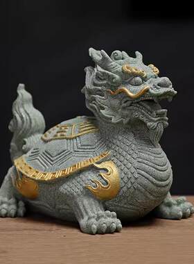 大号龙龟招财镇宅树脂茶宠摆件