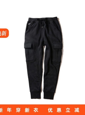 RADIUM秋冬日系针织卫裤潮牌加厚多袋工装裤收脚裤束脚裤运动裤男