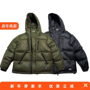 加厚连帽棉衣男日系秋冬棉服 机能宽松潮牌ins男生韩版 RADIUM 工装