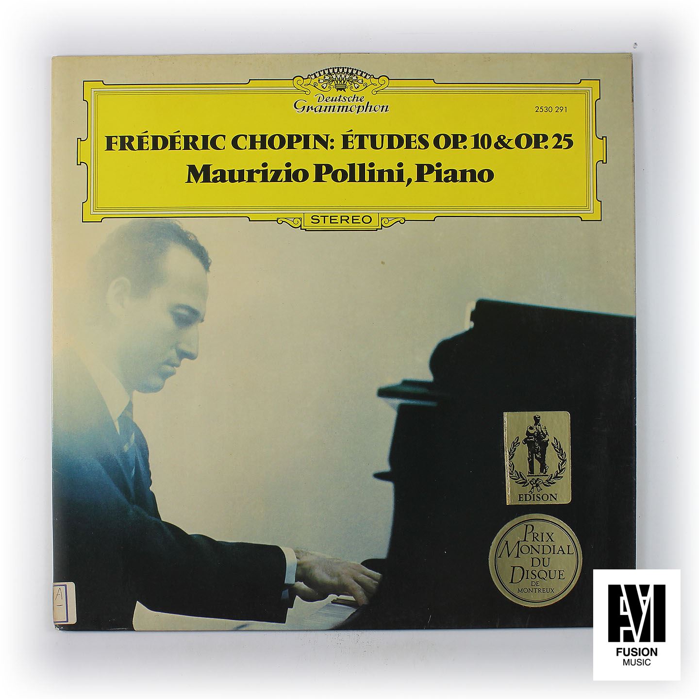 Pollini 波里尼 肖邦 钢琴练习曲 10 & 25 黑胶唱片LP欧版 NM