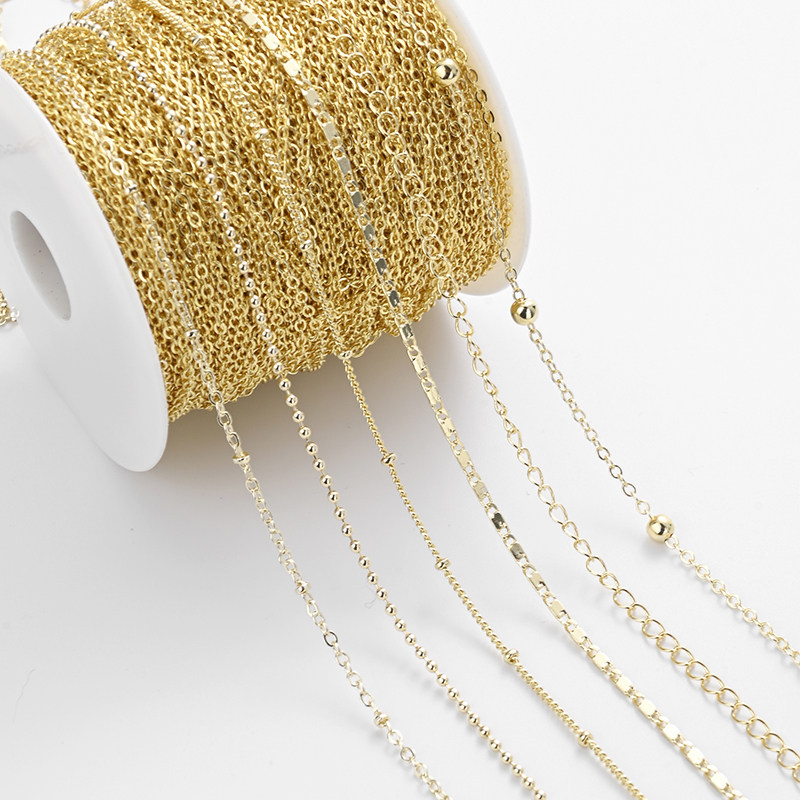 14k包金镀真金保色diy流苏链条