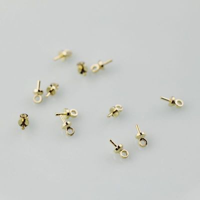 包金珍珠吊坠项链手工饰品配件