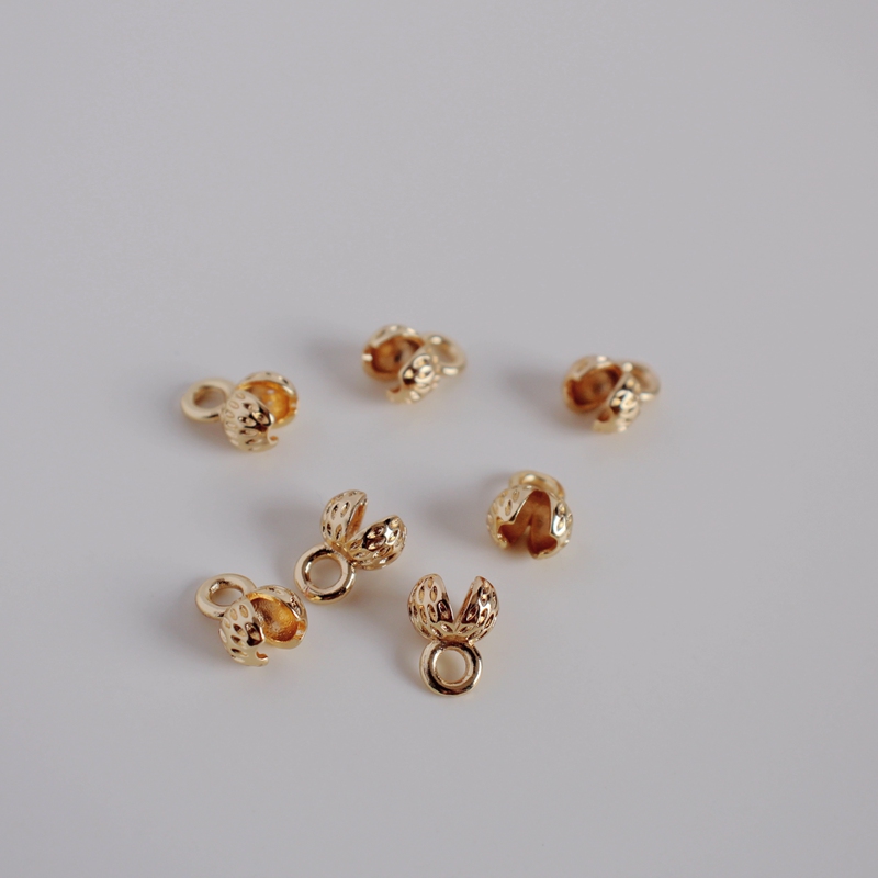 diy镀金水晶珍珠收尾项链