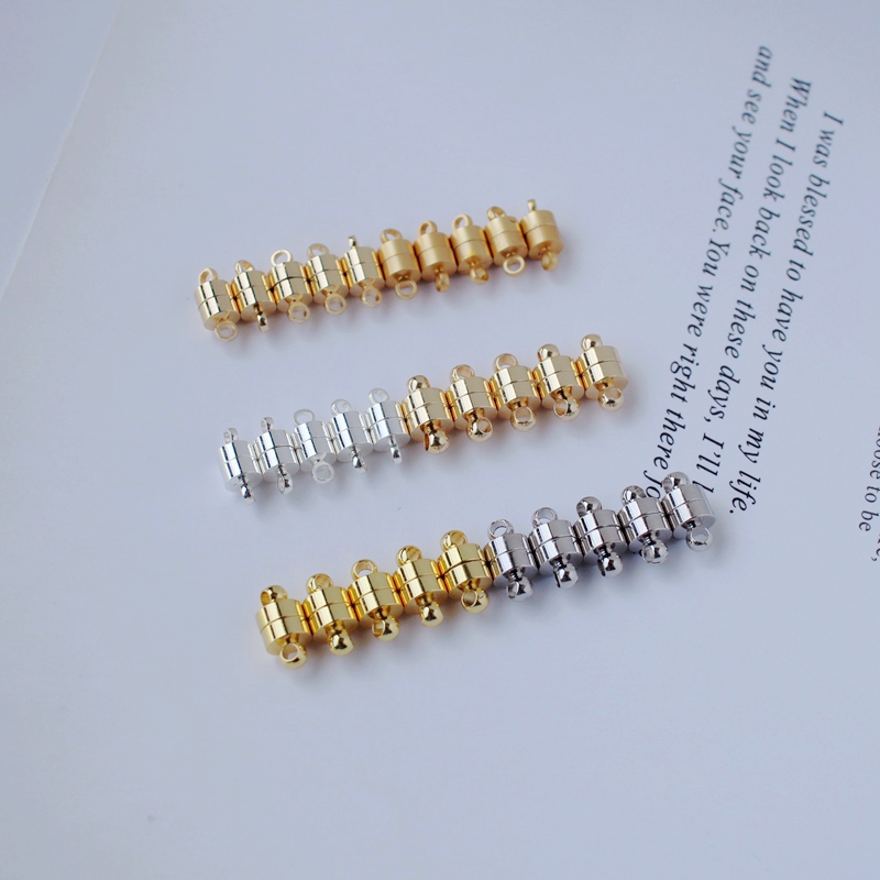 14K包金磁铁扣吸扣手链diy链接扣