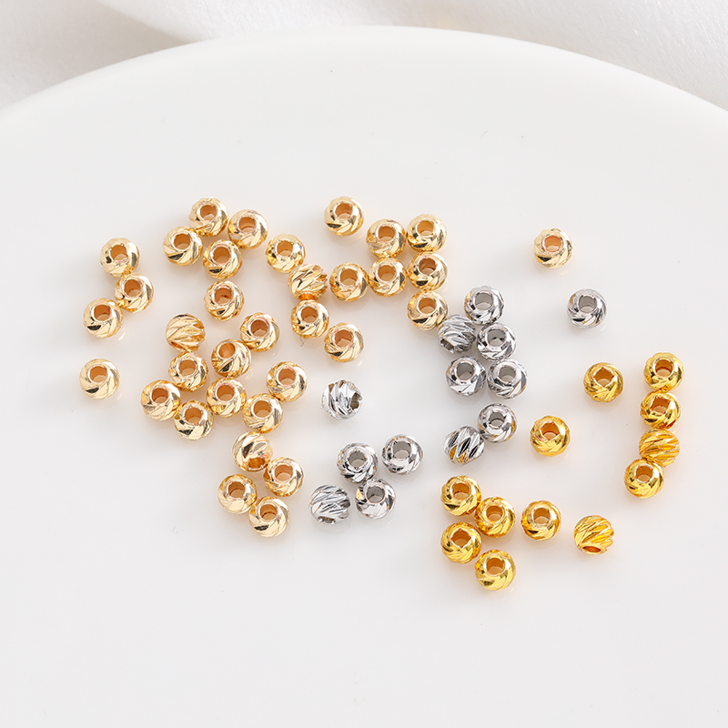 临兰铜包金镀金百搭小隔珠散珠