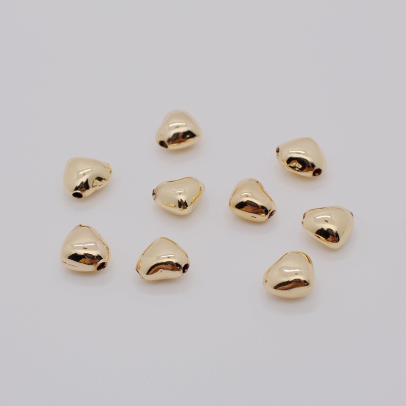 14k包金镀金保色光面通孔桃心爱心隔珠配饰diy手工饰品配件材料,饰品/流行首饰/时尚饰品新,其他DIY饰品配件,淘宝优惠券,粉丝福利购,淘宝优惠卷