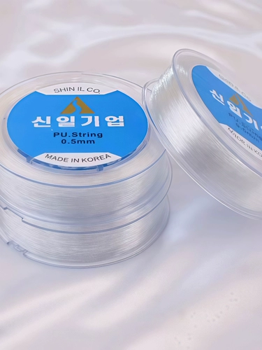 Импортный эластичный слюнявчик, прозрачная высококлассная леска из грецкого ореха ручной работы, в корейском стиле, «сделай сам»