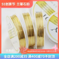 Импортный медный аксессуар ручной работы, лента, украшение для ногтей, 14 карат, золотой цвет, DIY