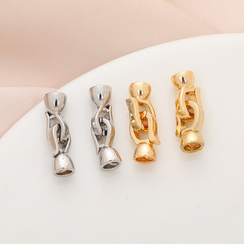 临兰珍珠手链项链链接扣包金镀金