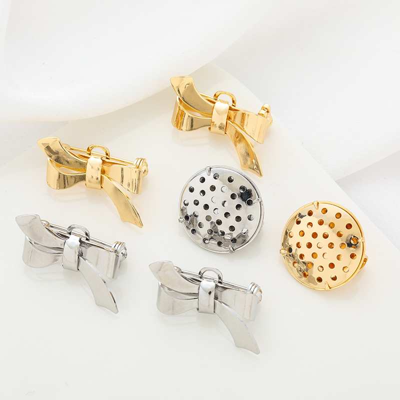 临兰铜包金镀金镀白金保色胸针