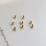 Позолоченная стальная проволка, шелковые нитки, браслет из бисера ручной работы, 14 карат, золотой цвет, «сделай сам», фиксаторы в комплекте