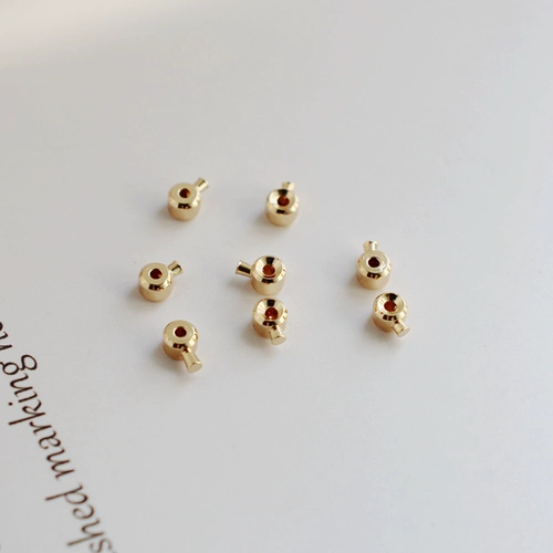 Позолоченная стальная проволка, шелковые нитки, браслет из бисера ручной работы, 14 карат, золотой цвет, «сделай сам», фиксаторы в комплекте