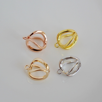 14K包金镀彩金保色环扣