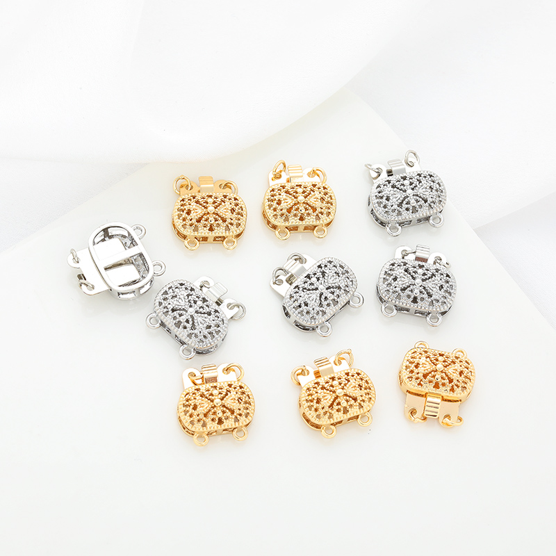 临兰项链手链接口扣头包金镀金