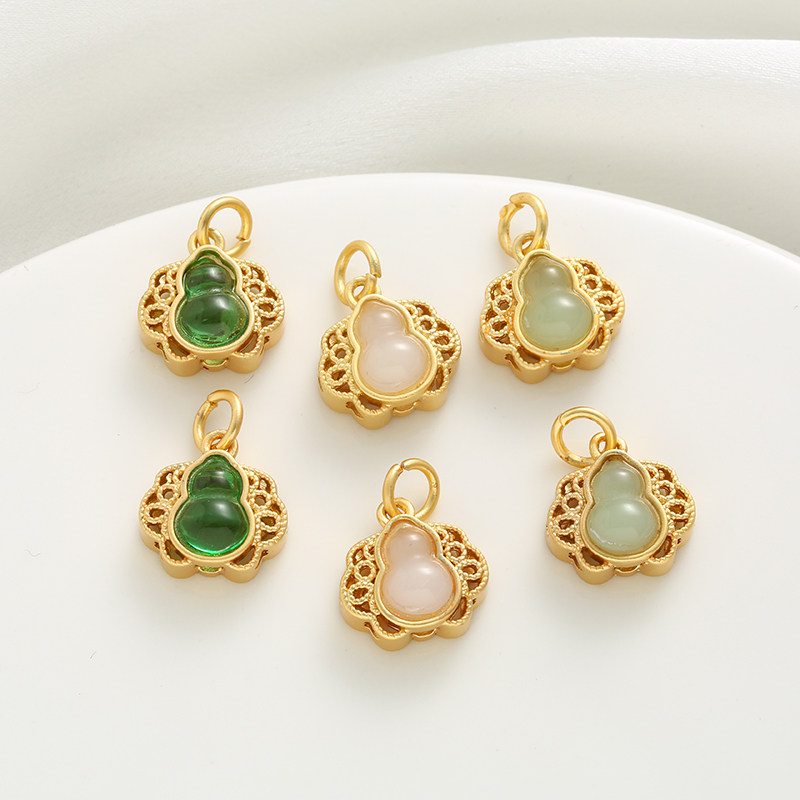 古法包金镀金哑光仿金仿玉葫芦吊坠diy手工串珠手链项链挂饰材料,饰品/流行首饰/时尚饰品新,其他DIY饰品配件,淘宝优惠券,粉丝福利购,淘宝优惠卷