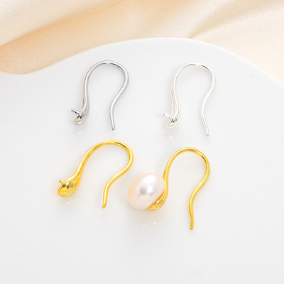 临兰铜包金镀金保色耳钩耳饰